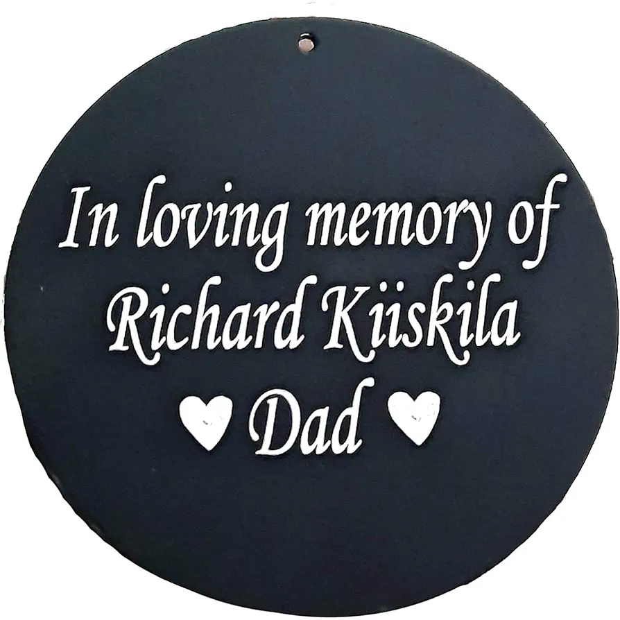 Wind Chime, Engraved Wind Chimes, Guaranteed Musically Tuned Chime, Sympathy Wind-Chime (35" Inch, Brown and Silver) - Image 3