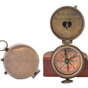 Engraved Brass to My Man/to My Husband/to My Boyfriend/Back to me/My Best Man/Fathers Day/Mothers Day/Valentines Day/Christmas Day Gifts