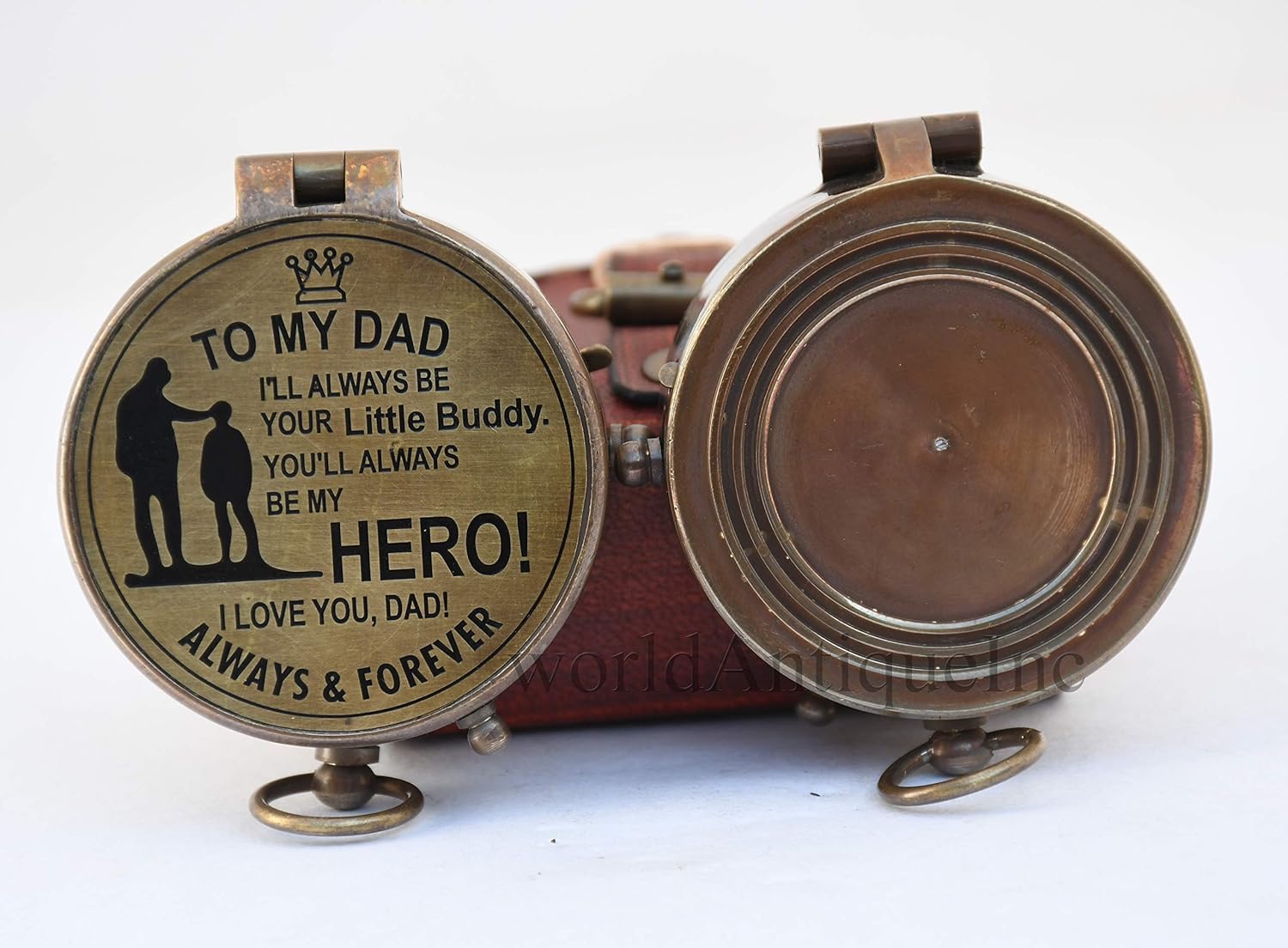 Details BrandEngraved MaterialBrass Product Dimensions1.97"L x 1.97"W Special FeatureWindproof, Waterproof, Lightweight, carry-on, portable Mounting Typeback - Image 3