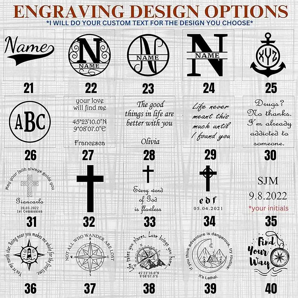 Compass with Special Engraved Greeting for Men/Him, Husband Gifts from Wife, Romantic Gift Ideas for Him/Her/Soldier/US Navy Seal Army - Image 6