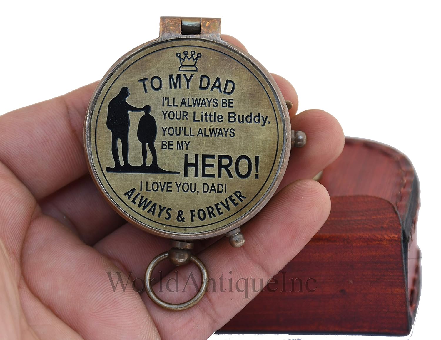 Details BrandEngraved MaterialBrass Product Dimensions1.97"L x 1.97"W Special FeatureWindproof, Waterproof, Lightweight, carry-on, portable Mounting Typeback - Image 5