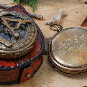 Compass, Engraved Compass, Custom Compass, Wedding Gift, Christmas, Baptism, Graduation, boy Scouts, Sundial, Nautical, Anniversary, Fathers Day