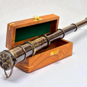 Brass Telescope, Engraved Spyglass, Christmas Gift, Pirate Telescope, Fathers Day Gift, Gift For Husband, Son Gift, Steampunk Gift